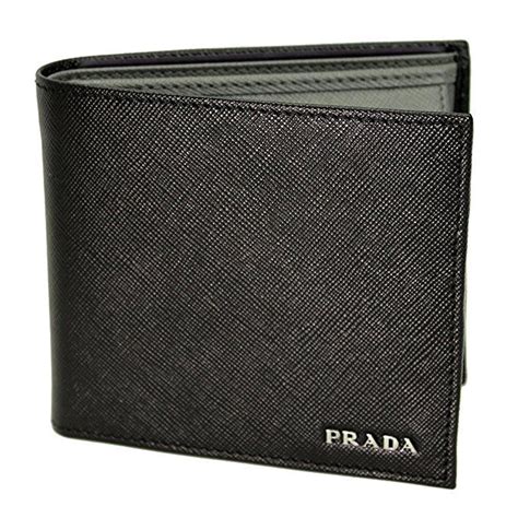 prada men's bifold wallet.